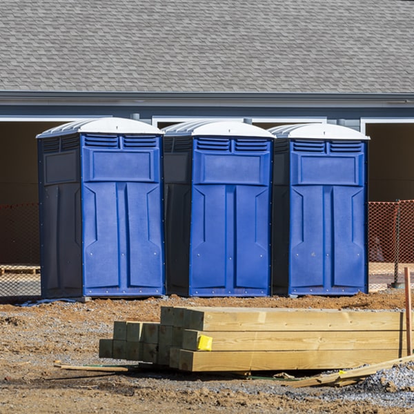 what is the maximum capacity for a single portable restroom in West Donegal Pennsylvania